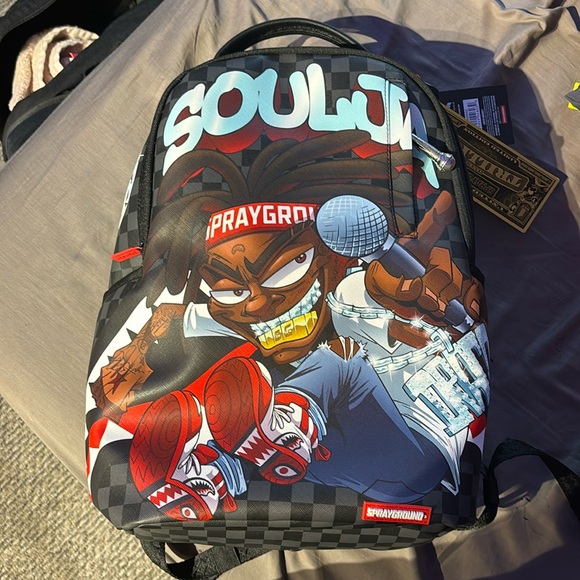 limited edition soulja boy spray ground backpack signed - Picture 1 of 3